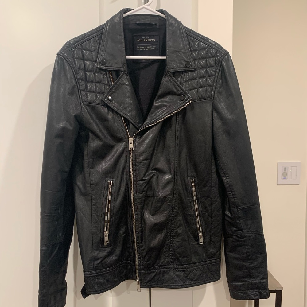 All Saints Leather Jacket (Men)